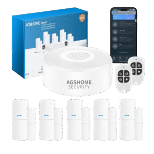 AGSHOME Kit Alarme Maison Sans Fil 15 Pièces - Système d'alarme
